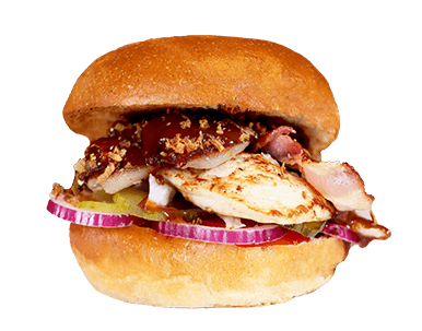 Produktbild Chicken BBQ Bacon Burger